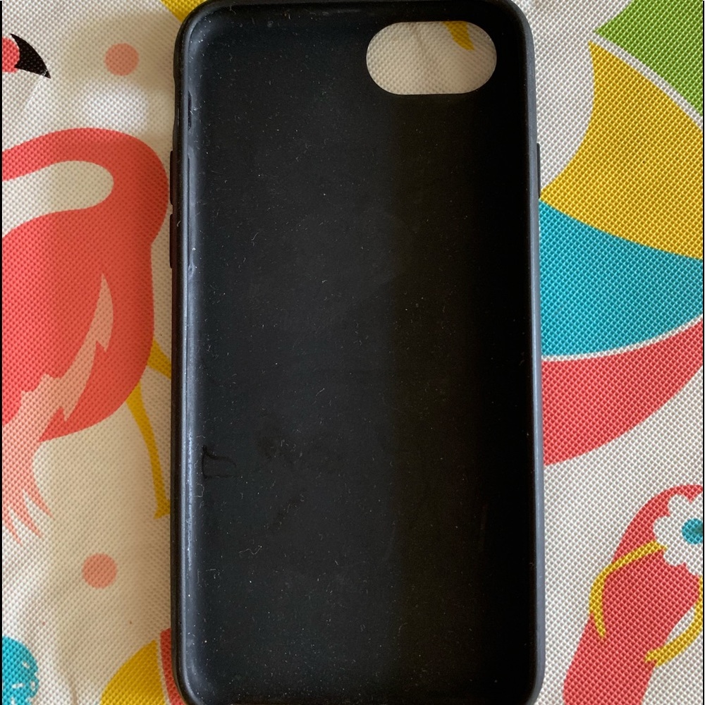 iPhone X black silicone case